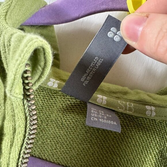 Sweaty Betty Essentials Zip Through Hoodie - Women's Sz 0-2. - Picture 9 of 11